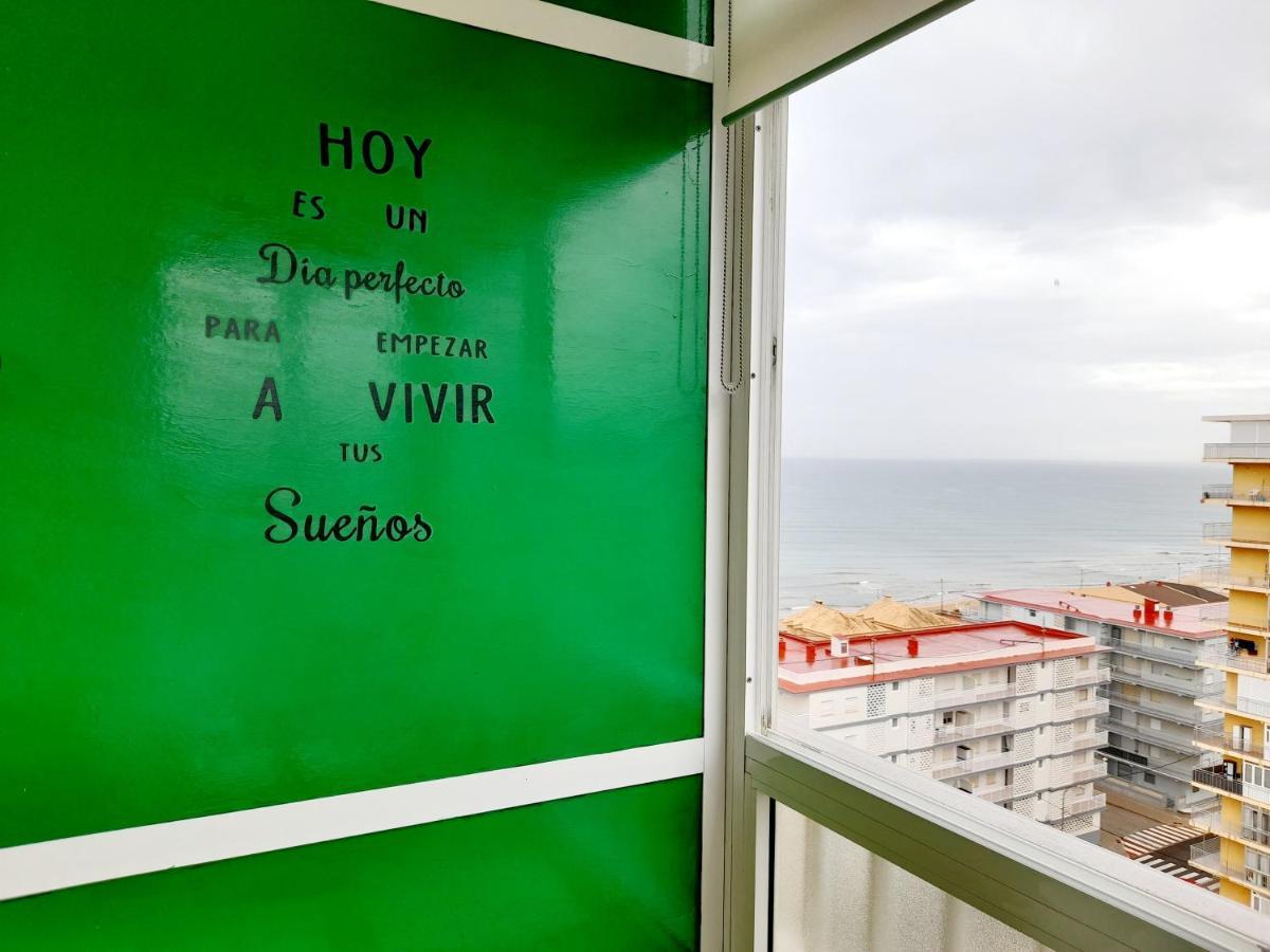 Apartamento Vistas Al Mar, 11 Planta, 50M Playa!! Miramar Kültér fotó