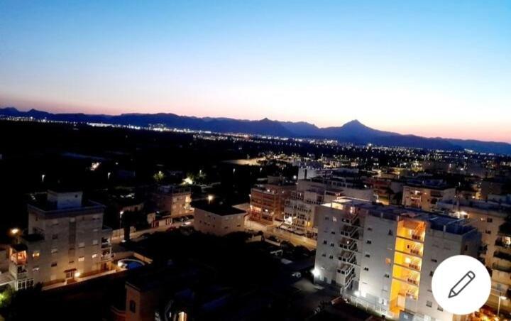 Apartamento Vistas Al Mar, 11 Planta, 50M Playa!! Miramar Kültér fotó
